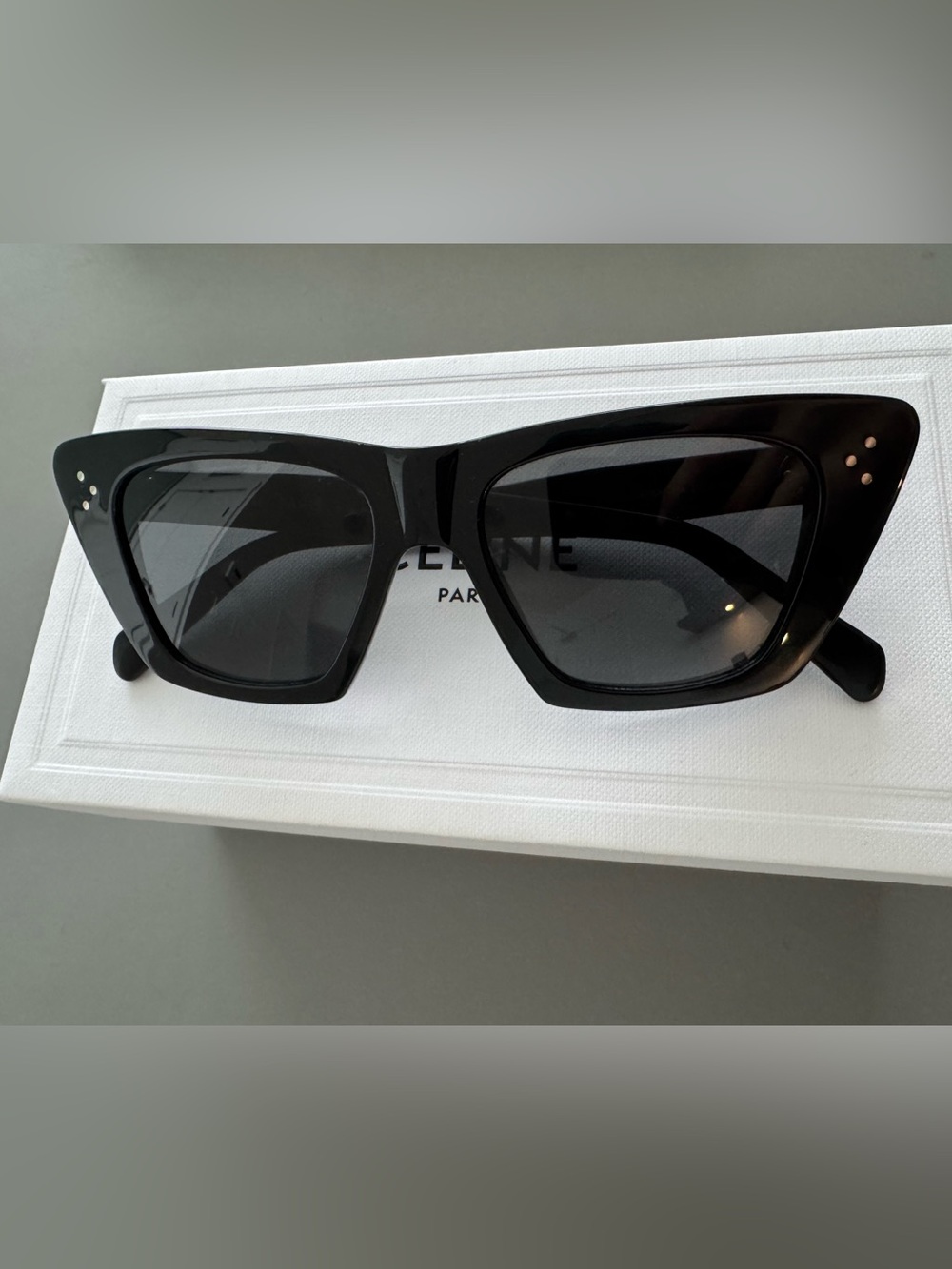Celine Black Cat-Eye Sunglasses
